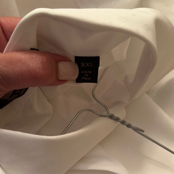 Louis Vuitton White Dress Shirt Crisp Formal Attire - Picture 4 of 4